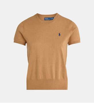 Pull manches courtes - Polo Ralph Lauren - Camel