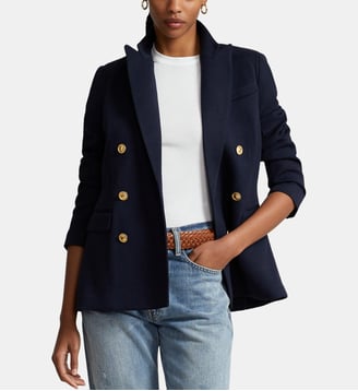 Veste droite col classique - Polo Ralph Lauren - Bleu marine