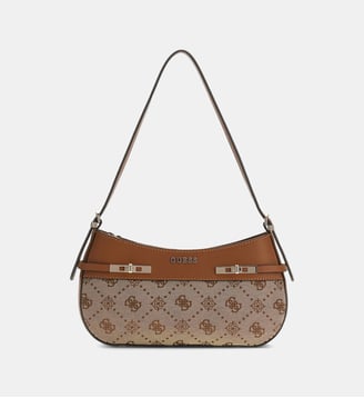 Sac à main Melinda - Guess - Gris et marron