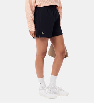 Short piqué double face - Lacoste - Bleu marine