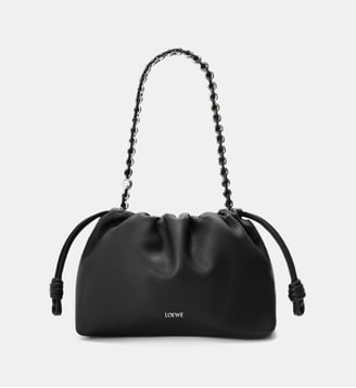 Sac pochette Flamenco M en cuir - Loewe - Noir