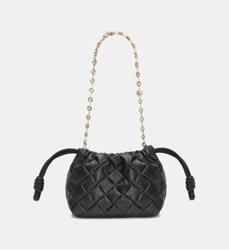 Sac à main Mini Flamenco en cuir - Loewe - Noir