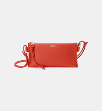 Sac pochette Joya en cuir de veau - Loewe - Orange