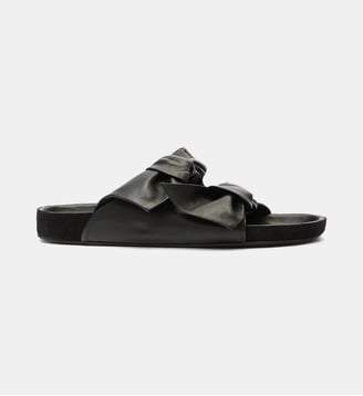Sandales plates Lennyo Bow - Isabel Marant - Noir