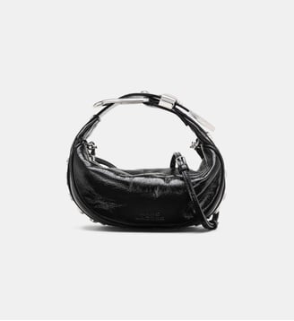 Mini Sac à main The Crinkle Patent Party Bag - Marc Jacobs - Noir