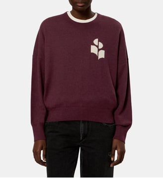 Pull Marisans logo - Isabel Marant - Bordeaux