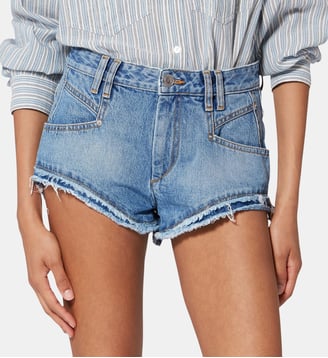 Short court Eneidala en denim - Isabel Marant - Light blue