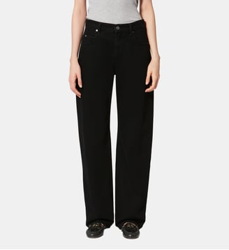 Jean Dromie droit en denim - Isabel Marant - Noir