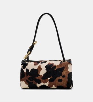 Sac à main The Cow Haircalf Mini Dual Shoulder Bag - Marc Jacobs - Marron