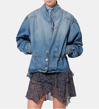 Veste droite Dolie en denim - Isabel Marant - Light blue