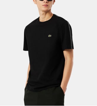 T-shirt en jersey de coton - Lacoste - Noir