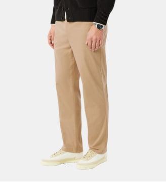 Pantalon classique en coton - Lacoste - Beige
