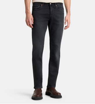 Jean droit 573 Grover en denim - Replay - Noir chiné