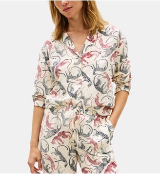 Haut de pyjama Essential à motif fantaisie - Tommy Hilfiger - Blanc et multicolore