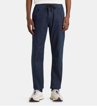 Jean droit Soft Touch Light coton stretch - Replay - Bleu brut