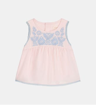 Top droit Solenia - Louise Misha - Rose pale