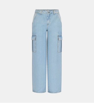 Jean cargo G10 - Guess Jeans - Bleu clair