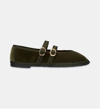 Ballerines à bride Claire - Flabelus - Forest green
