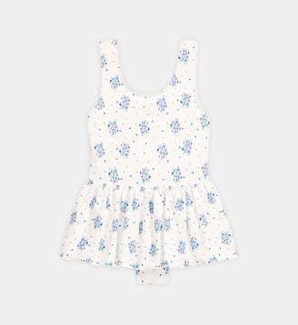 Maillot de bain 1 pièce Kalinda - Louise Misha - Blanc et bleu