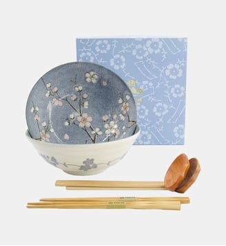 Coffret de 2 bols à ramen - Tokyo Design Studio - Gris