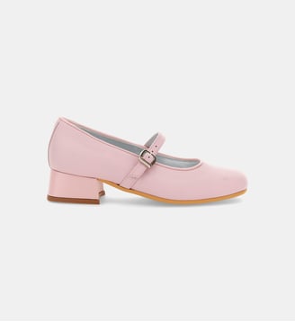 Ballerines avec boucle signature - Monnalisa - Rose
