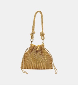 Sac seau à strass - Monnalisa - Or