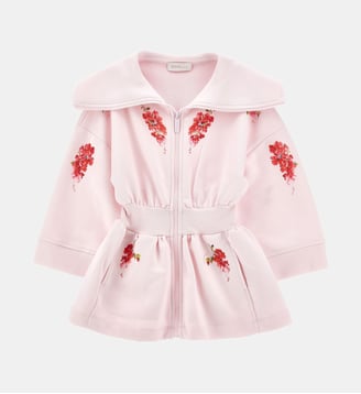 Kimono à fleurs - Monnalisa - Rose