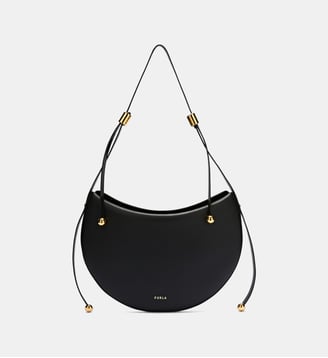 Sac à main Moonstone M en cuir - Furla - Noir