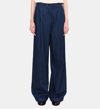 Pantalon ample Ginny denim - A.P.C. - Bleu