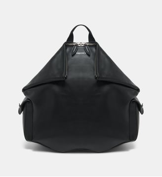 Sac à dos Manta en cuir de veau - McQueen - Noir