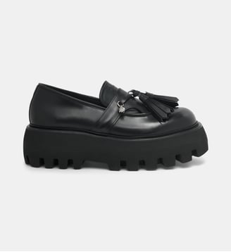 Mocassins Sofa en cuir de veau - McQueen - Black