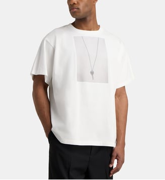 T-shirt illustration en coton - MM6 Maison Margiela - Off white