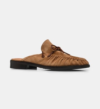 Mocassins mules A 967 en cuir - Billi Bi - Marron clair