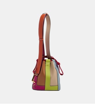 Sac seau S en cuir signature - Lancel - Multicolore
