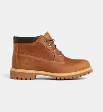 Chukka boots Heritage Mid LC Waterproof cuir grainé - Timberland - Marron