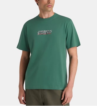 T-shirt droit coton - Daily Paper - Vert