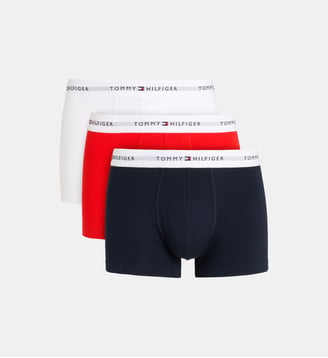Lot 3 boxers mid rise coton stretch - Tommy Hilfiger - Tricolore