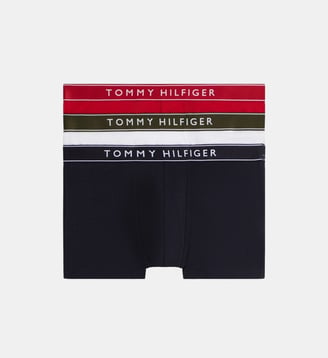 Lot de 3 boxers signature - Tommy Hilfiger - Noir et rouge