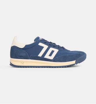 Baskets bassses de running retro - Back 70 - Bleu marine