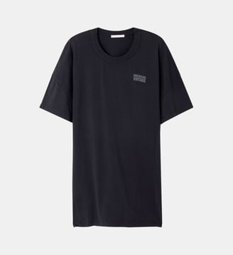 Robe t-shirt droite en coton - American Vintage - Noir