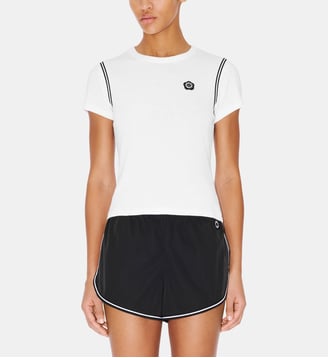T-Shirt droit signature en coton - Kenzo - Blanc