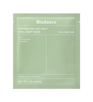 Masque rafraîchissant aux algues marines Real Deep Mask (1 pièce) - Biodance