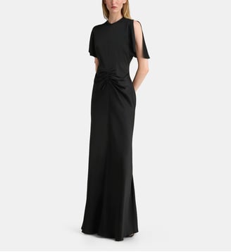 Robe Isabella longue - Victoria Beckham - Black
