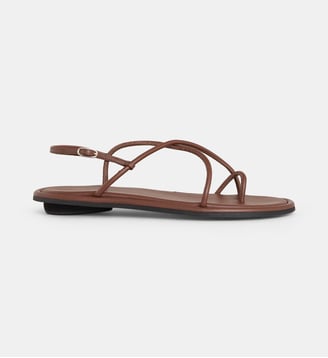 Sandales plates Alice Soft cuir - Augusta - Chocolate