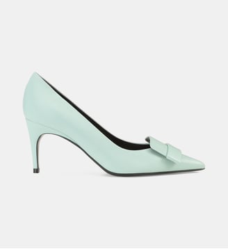 Escarpins Sr1 en cuir - Sergio Rossi - Vert d'eau