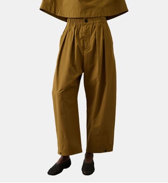 Pantalon large Vernon en coton - Soeur - Kaki