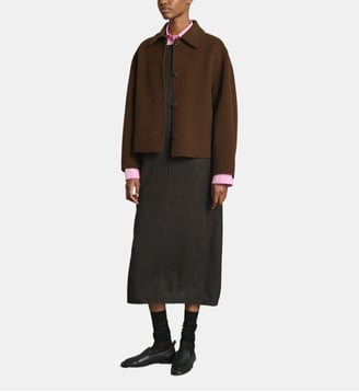 Manteau court Gyoda - Soeur - Chocolat