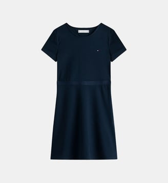Robe courte évasée - Tommy Hilfiger - Bleu marine