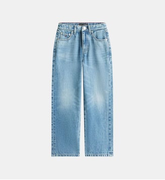 Jean ample coton - Tommy Hilfiger - Bleu denim