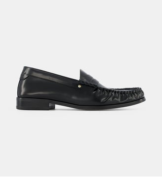 Mocassins 182 cuir glacé - Rivecour - Noir